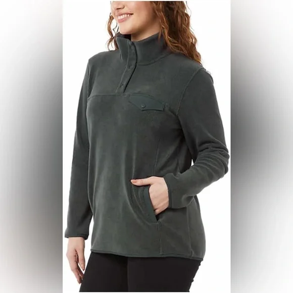 32 Degrees Snap Fleece Pullover - Picture 1 of 7